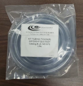 KIT, TUBING, TYGON(R), 3/8"ID X 5/8"OD,  5FT - Picture 1 of 2