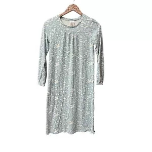 Mini Boden Kids Girls Printed Long-sleeved Nightgown Blue Unicorn Animals 11-12Y - Picture 1 of 9