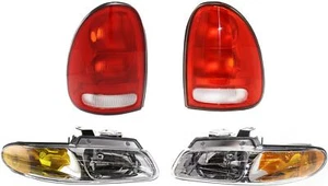 Headlight Assembly for Chrysler Caravan/Town & Country/Voyager 1996-1999, Right - Picture 1 of 7