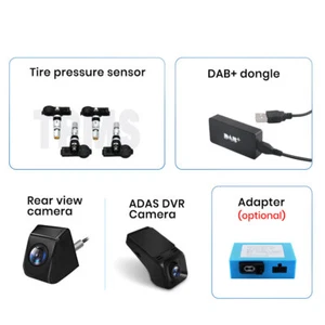 Reverse camera, DAB Box, DVR Camera Accessories for Android 13.0 Car stereo - Picture 1 of 34