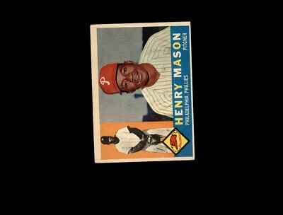 1960 Topps 331 Henry Mason RC VG-EX #D1,321033 - Image 1 of 2