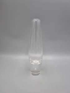 A Vintage Signed Steuben Glass Tear Drop Bud Vase, 8". - Picture 1 of 8