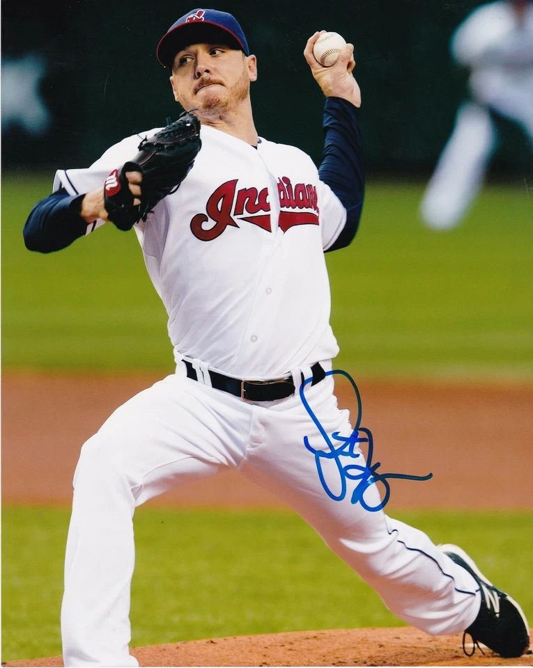 SCOTT KAZMIR INDIOS CLEVELAND ACCIÓN FIRMADO 8x10 Foto 1 de 1
