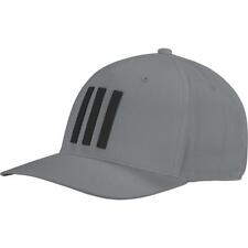 adidas Golf Mens Tour Hat 3-Stripes Baseball Cap (Grey Three) / NEW 2021