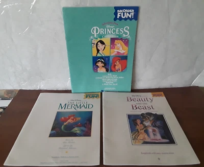 Disney Recorder Fun Three Lot Music Books - Image 1 of 4