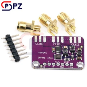 Si5351A I2C 25MHZ Clock Generator Breakout Board 8KHz to 160MHz for Arduino DIY - Picture 1 of 5