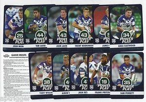 2015 NRL Power Play Silver Parallel BULLDOGS Team Set - Picture 1 of 1