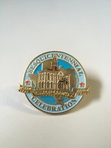 Wilson County, Texas Sesquicentennial Celebration Commemorative Metal Lapel Pin - Picture 1 of 11