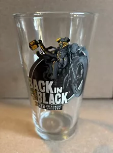 21st Amendment Brewery Back In Black Black IPA Beer Pint Glass 16 Oz - Picture 1 of 6