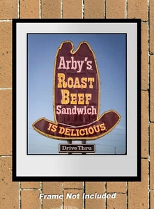 Arby's Vintage 10-gallon Sign 11" x 14" Color Photograph (130913002311X14 - Picture 1 of 2
