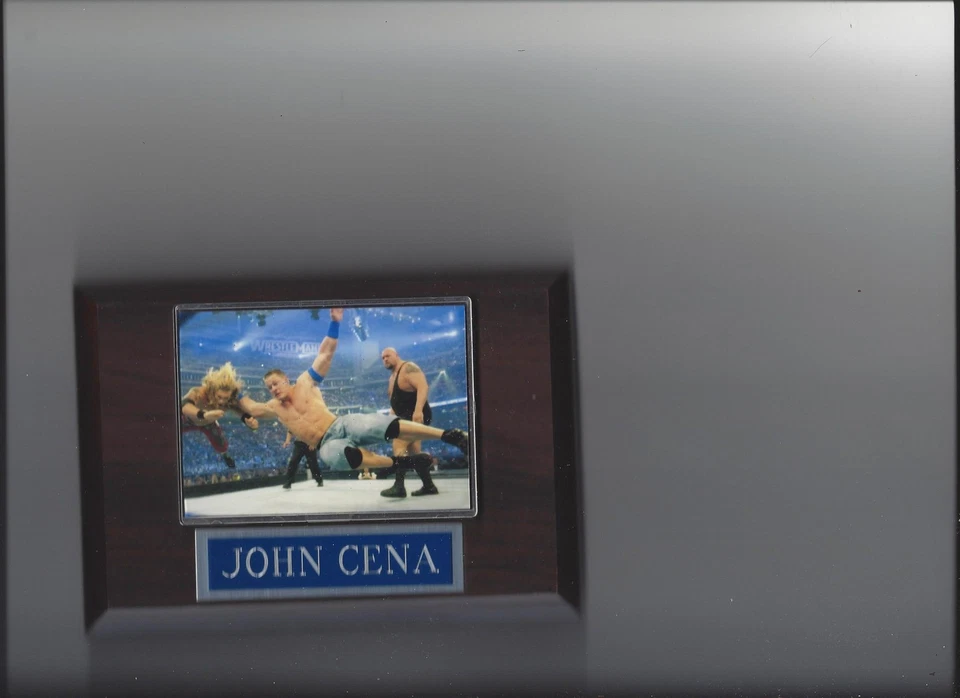 JOHN CENA PLAQUE WRESTLING WWE WWF BIG SHOW EDGE - Imagem 1 de 1