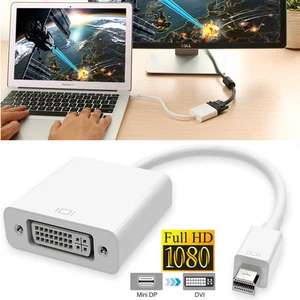 Gold 1080P Mini Display port to HDMI DVI VGA Adapter for Surface Pro MacBook Pro - Picture 1 of 14