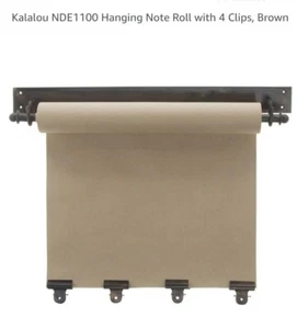 Kalalou Hanging Note Roll 22 Inches with 4 Brown Finish Clips NDE1100 - Picture 1 of 3