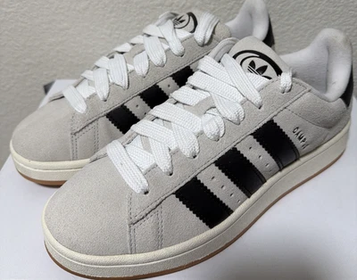 Adidas Campus 00s Cristal Blanco Gris Negro Goma Zapatos GY0042 Para Mujer Talla 10 Foto 1 de 4