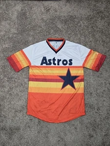 Houston Astros Yordan Alvarez #44 Rainbow Throwback Jersey XL BDA Sports - Picture 1 of 9