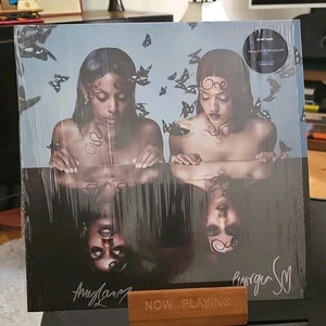 Signierte SELTENE NOVA TWINS - Parasiten & Schmetterlinge - BLAU MARMORIERTE VINYL-LP IN HAND - Bild 1 von 6