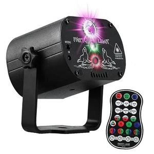 DJ Disco Stage Party Lights, LED Sound Activated Laser Light RGB USB Powered - Picture 1 of 7