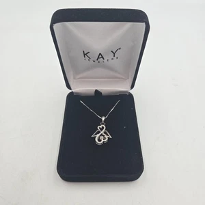 Jane Seymour Open Hearts  LIMITED EDITION 1/6ct 💎ANGEL~10K RG/925 - READ DESC - Picture 1 of 8