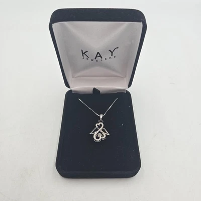 Jane Seymour Open Hearts  LIMITED EDITION 1/6ct 💎ANGEL~10K RG/925 - READ DESC - Image 1 of 4