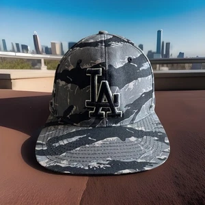 Los Angeles Dodgers '47 Brand MLB Camo Adjustable Hat Cap Snapback Rare - Picture 1 of 11