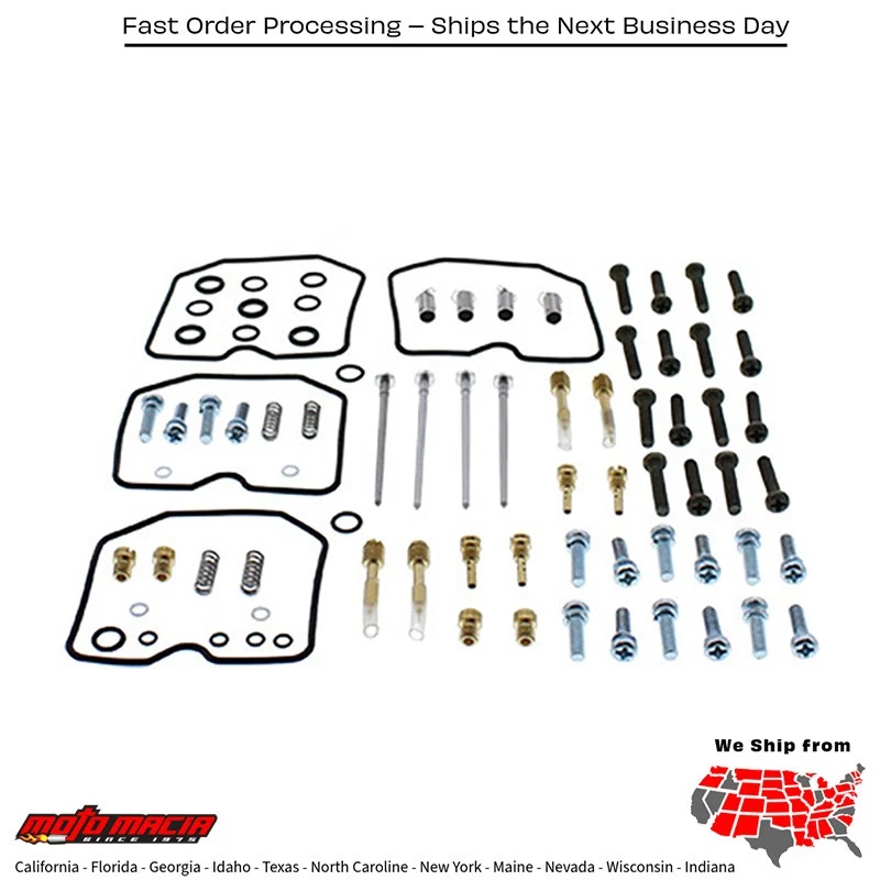 КОМПЛЕКТ ДЛЯ ВОССТАНОВЛЕНИЯ КАРБЮРАТОРА ВЕЛОСИПЕДА ALL BALLS Kawasaki Zr-7S 2001-2005 Kawasaki Zr-7 - Изображение 1 из 1