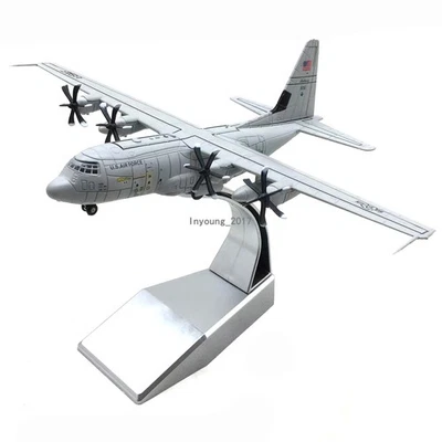 1:200 Lockheed C-130 Hercules Flugzeug Modell Die Cast Modellflugzeug Sammlung - Bild 1 von 4