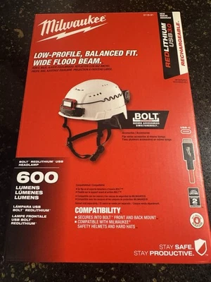 Фара Milwaukee Tool 2118-21 болтовая красная литиевая USB (600 люмен) - Изображение 1 из 2