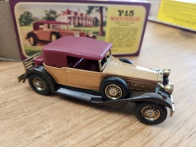 1930 Packard Matchbox Victoria Y-15 Yesteryear Models Boxed PACKARD VICTORIA Y15 - Image 1 of 4
