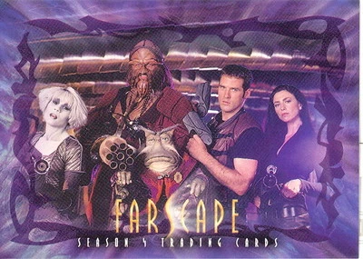 Tarjeta promocional Farscape temporada 4 2003 Rittenhouse Archives P1 Foto 1 de 2