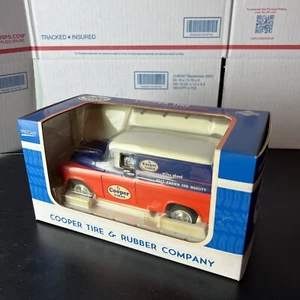 1957 Chevrolet Panel Delivery Model Truck Cooper Tire Logo, 1/25 scale model NIB - Picture 1 of 11