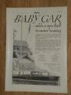 Magazine Ad - 1928 - Gar Wood Inc. - Detroit, MI - "Baby Gar"