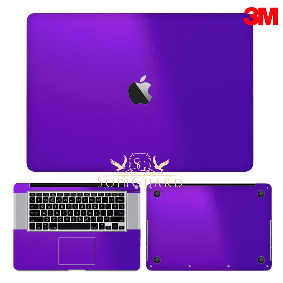 SopiGuard 3M Carbon Brushed Sticker Skin for Apple Macbook Pro 15 Retina (A1398) - Image 1 of 1
