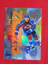 2021-22 Upper Deck Fleer Ultra Alex Newhook Pizzazz Rookie Insert RC #PZ-23