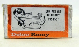 NUEVO DE LOTE ANTIGUO JUEGO DE PUNTOS DE ENCENDIDO AC DELCO REMY D108P CONTACTO 1954557 - Imagen 1 de 1