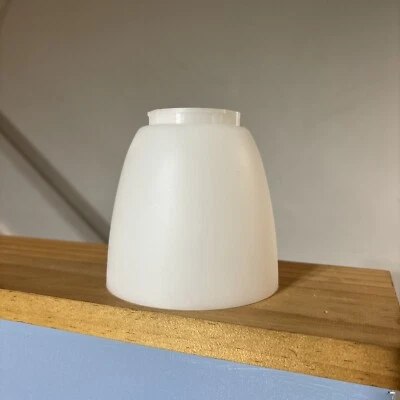 Part Only - Hampton Bay Sidlow 52” Nickel Ceiling Fan Plastic Globe Replacement - Image 1 of 4