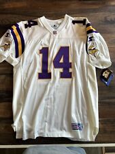 Minnesota Vikings Authentic Starter Jersey Size 52 Brad Johnson Signed Vintage