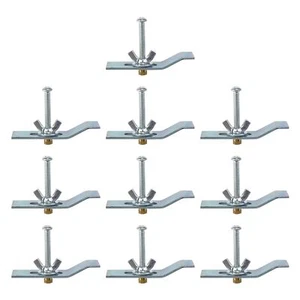 Sink Mounting Bracket Sink Clips for Washbasin Undermount Sink 10 Set Stainle... - Picture 1 of 5