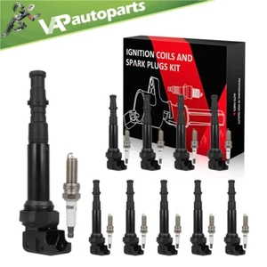 10 Ignition Coils & 10 Spark Plugs For 2006-2010 BMW M5 5.0L V10 UF572 - Picture 1 of 11