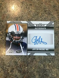 2020 Sage Hit Premier Draft Rookie Autograph Jaylon Moore Rookie Auto Ravens - Picture 1 of 1