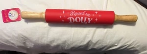 Dolly Parton Red Silicone Butterfly Raised On Dolly Do Rolling Pin 16.75" - Picture 1 of 3