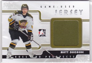 2008 08-09 ITG Heroes and Prospects Jerseys #GUJ04 Matt Duchene silver /100