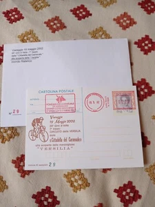 Cartolina con annullo 85* Giro D' Italia 7* Tappa Cittadella Del Carnevale 2002 - Foto 1 di 1