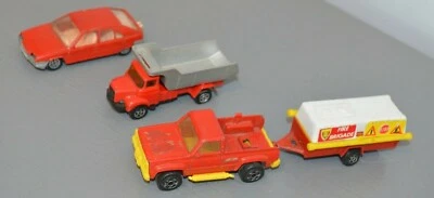 3 Voitures MINIJET NOREV Pick UP + Remorque Citroën BX Renault GLR 320 Turbo - Photo 1/4