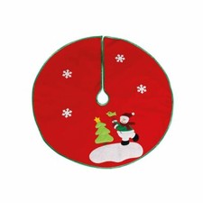 Tappeto Albero di Natale per Copri Base Copribase Natalizio Sotto Ø 90cm