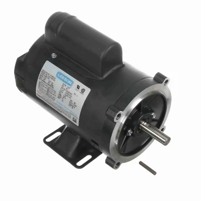 Motor de propósito general LEESON 0,75 HP, 1 Ph, 60 Hz, 115/208-230 V 1800 RPM, S56C Foto 1 de 3