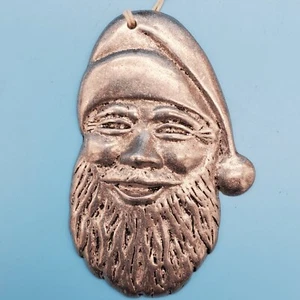 Zinn Weihnachtsmann Weihnachtsschmuck 3 Zoll hoch - Bild 1 von 8