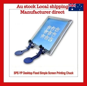 Desktop Fixed Simple Screen Printing Frame Hinge Clamp - Picture 1 of 3