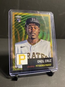 2022 Topps Chrome Platinum Anniversary ONEIL CRUZ RC True Gold Refractor 13/50