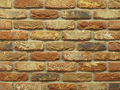 Retro-Handform-Klinker-Riemchen WDF Helgoland Antik rotbraun Backstein-Riemchen - Bild 1 von 3