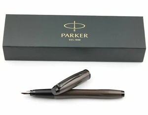 Pluma Estilográfica Parker Urban Premium - Marrón Metálico - Plumín Fino - Caja de Regalo - Imagen 1 de 6